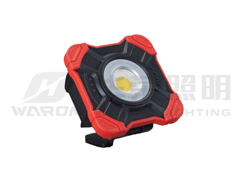 1) Faro da lavoro a LED ricaricabile con magnete e ricarica Micro-USB HRS-WL003XS